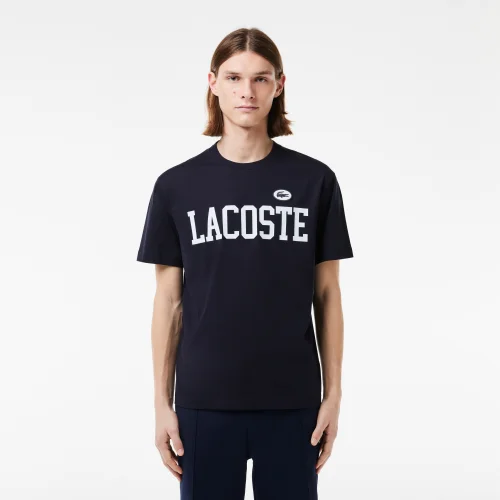 Áo Thun Lacoste Nữ Cổ Tròn Chất Liệu Cotton Blend