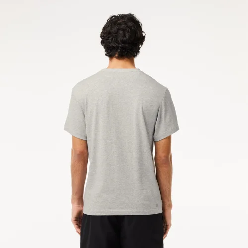 Heavy Cotton Jersey Back Print T-shirt