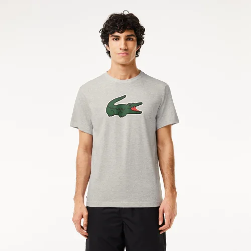 Men’s Lacoste SPORT 3D Print Crocodile Breathable Jersey T-shirt