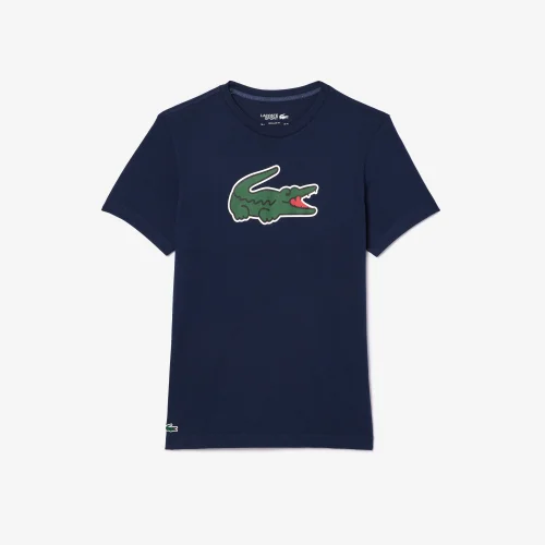 Áo Thun Lacoste Unisex Màu Nhuộm Tự Nhiên Chất Liệu Jersey