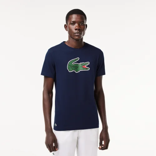 Men’s Lacoste SPORT 3D Print Crocodile Breathable Jersey T-shirt