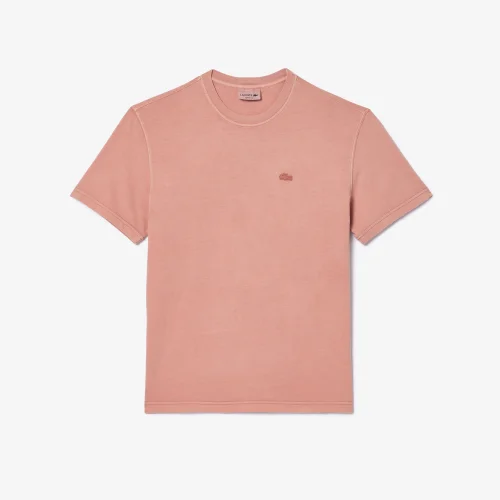 Áo Thun Lacoste Nữ Chất Liệu Cotton Jersey Họa Tiết In