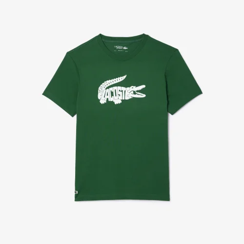 Áo Thun Lacoste Unisex Màu Nhuộm Tự Nhiên Chất Liệu Jersey