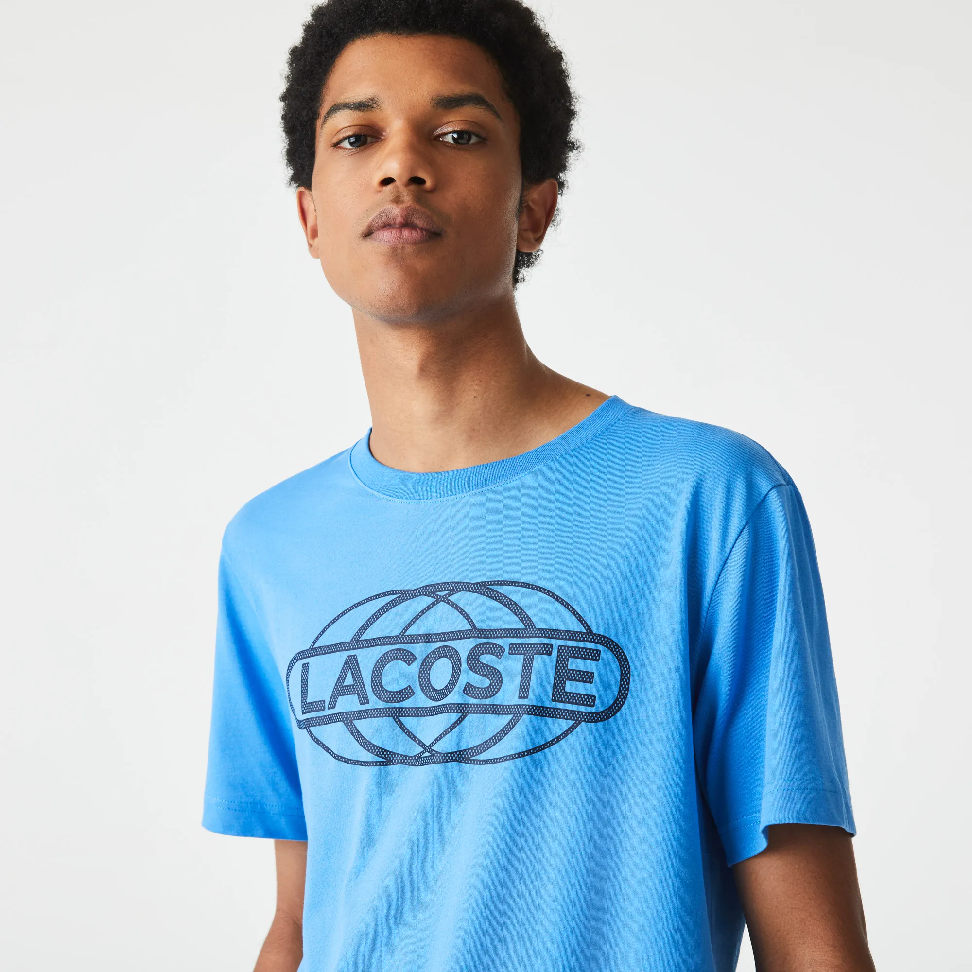 Men's Lacoste SPORT Organic Jersey T-Shirt - Blue • 4XA