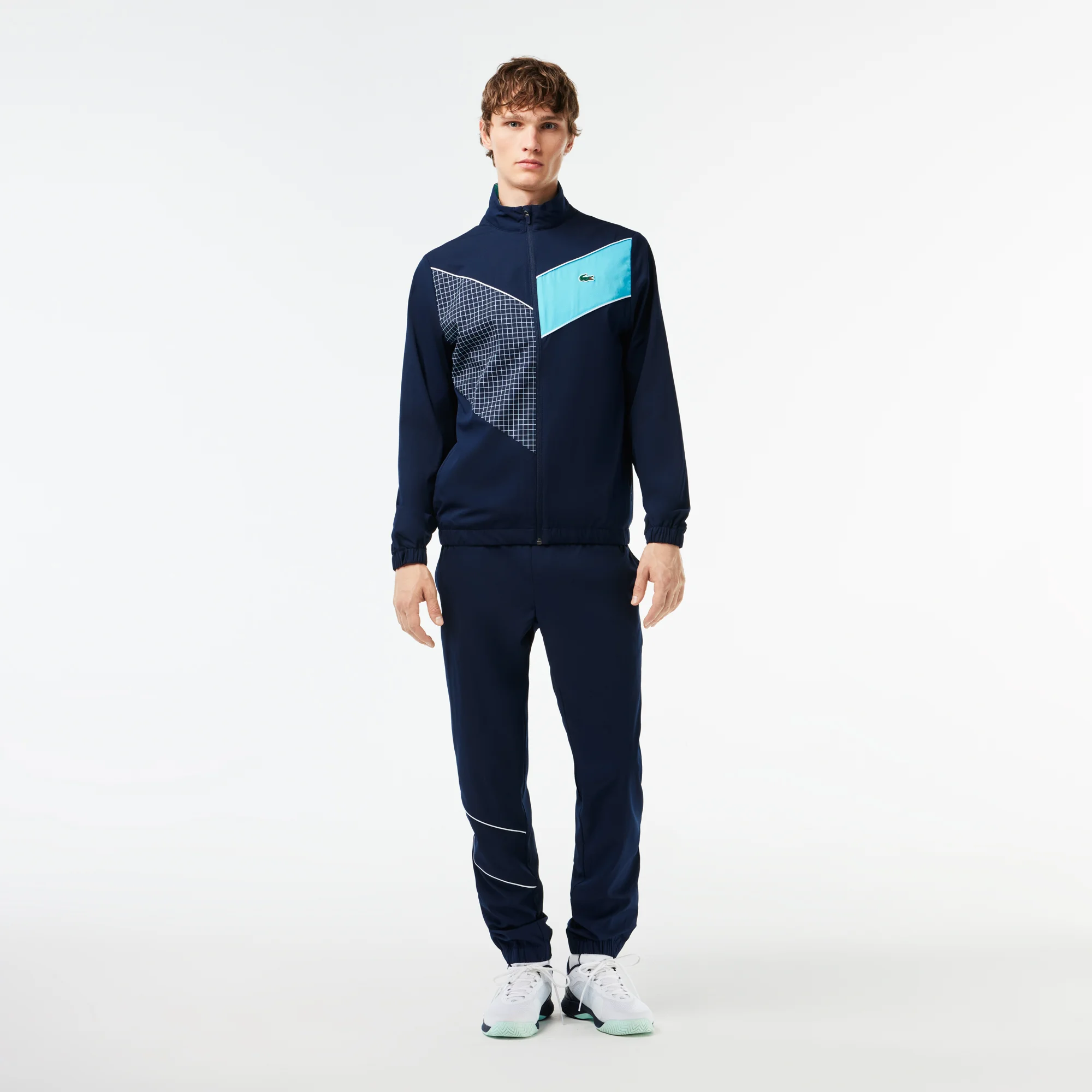Stretch Fabric Tennis Tracksuit - Navy Blue • RIG