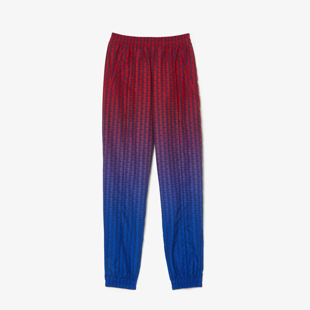 Monogram Print Ombre Track Pants