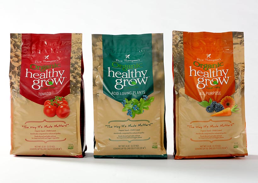 Healthy grow product bags.
