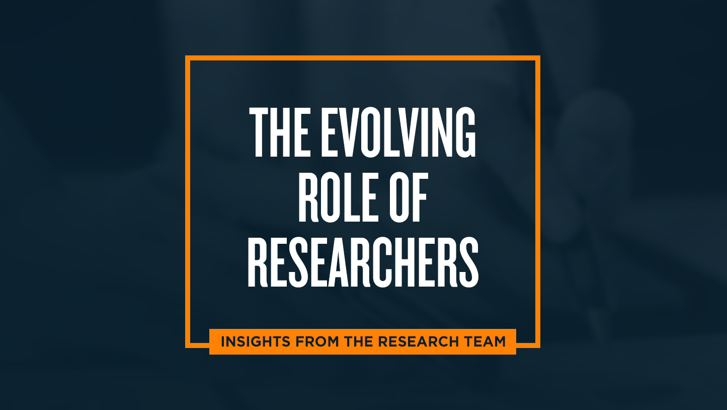The evolving role of research.