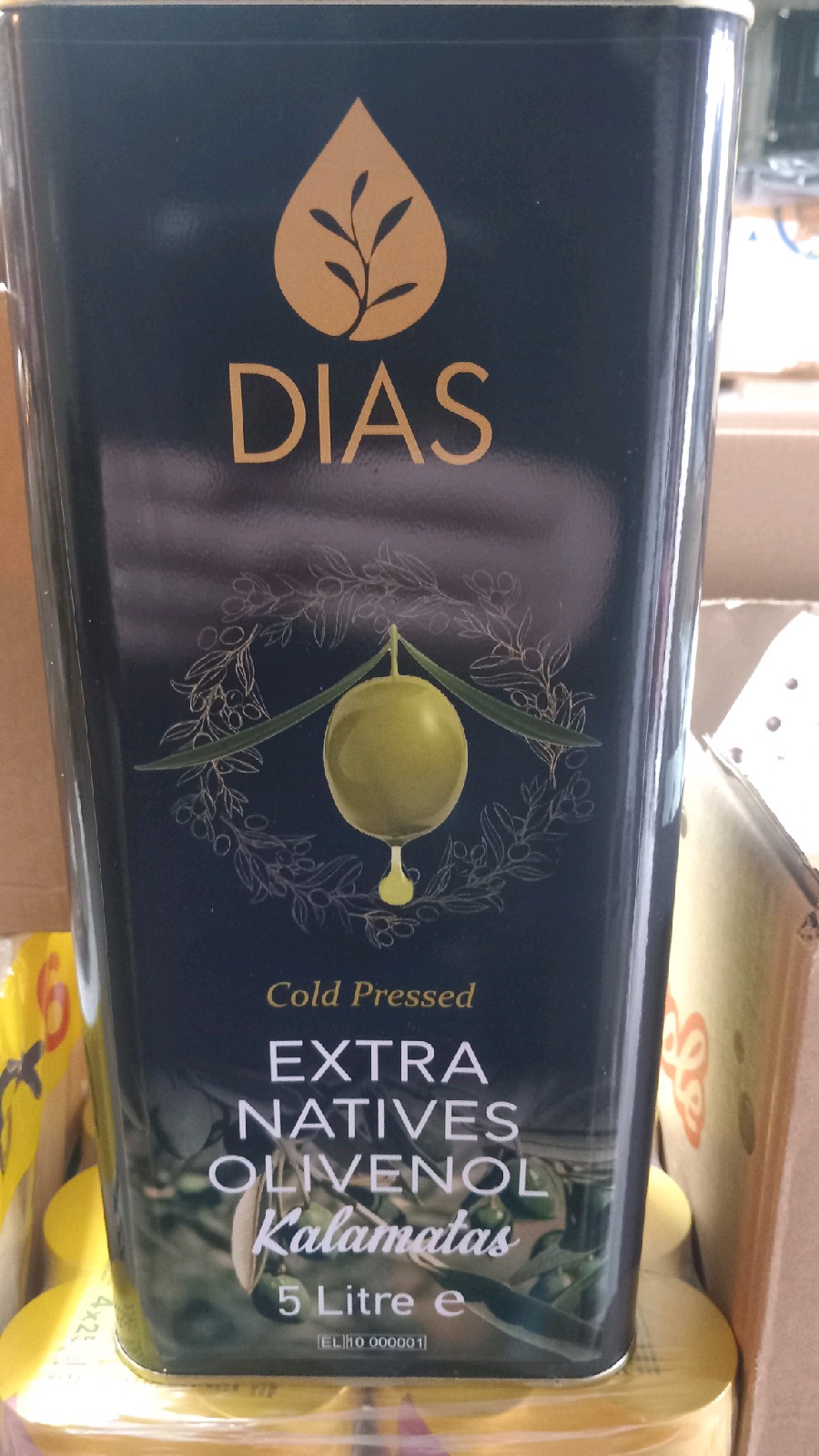 Huile d'olive extra vierge grecque Kalamatas 5 litres