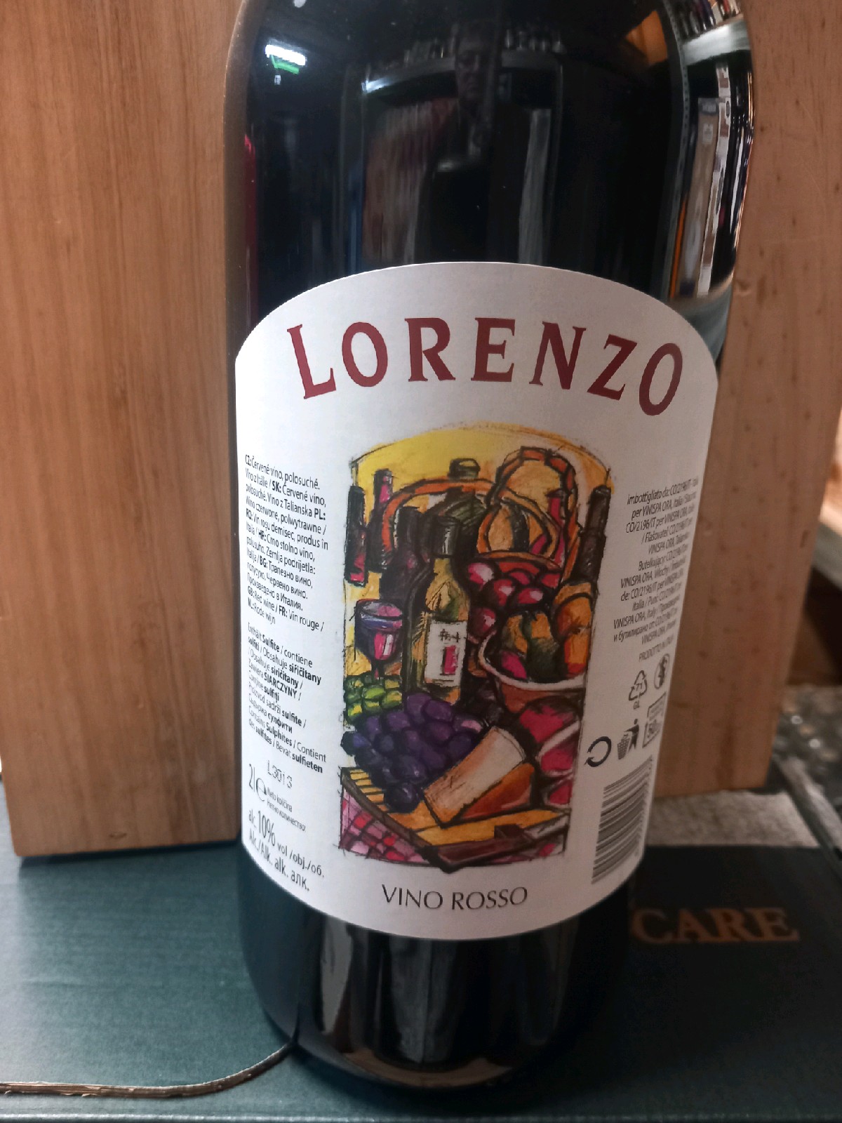 Lorenzo 2l  vin rouge 10%