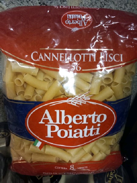 Cannellotti lisci  56 Alberto Poiatti 1kg