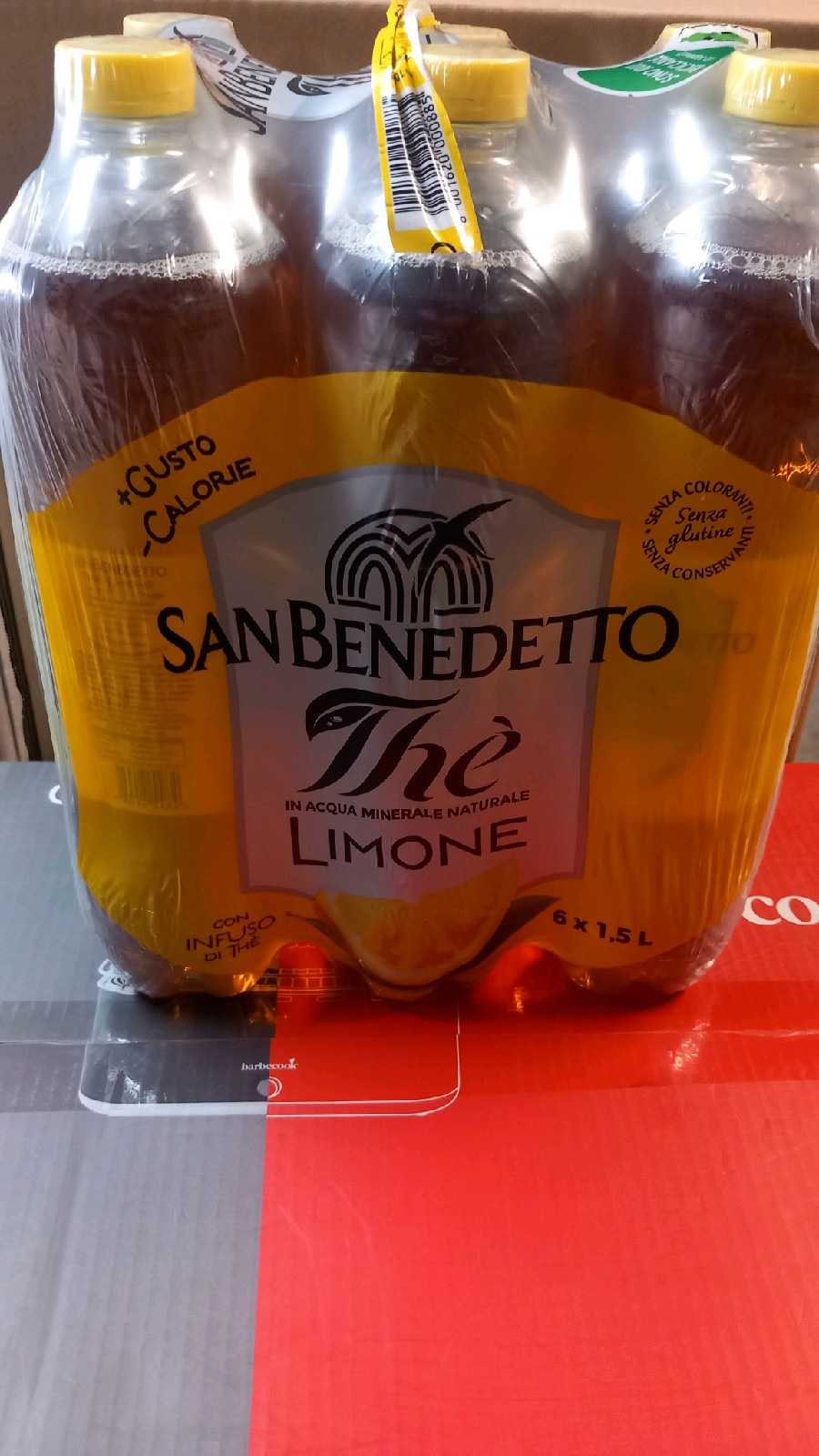 San benedetto thé limone 6x1,5l
