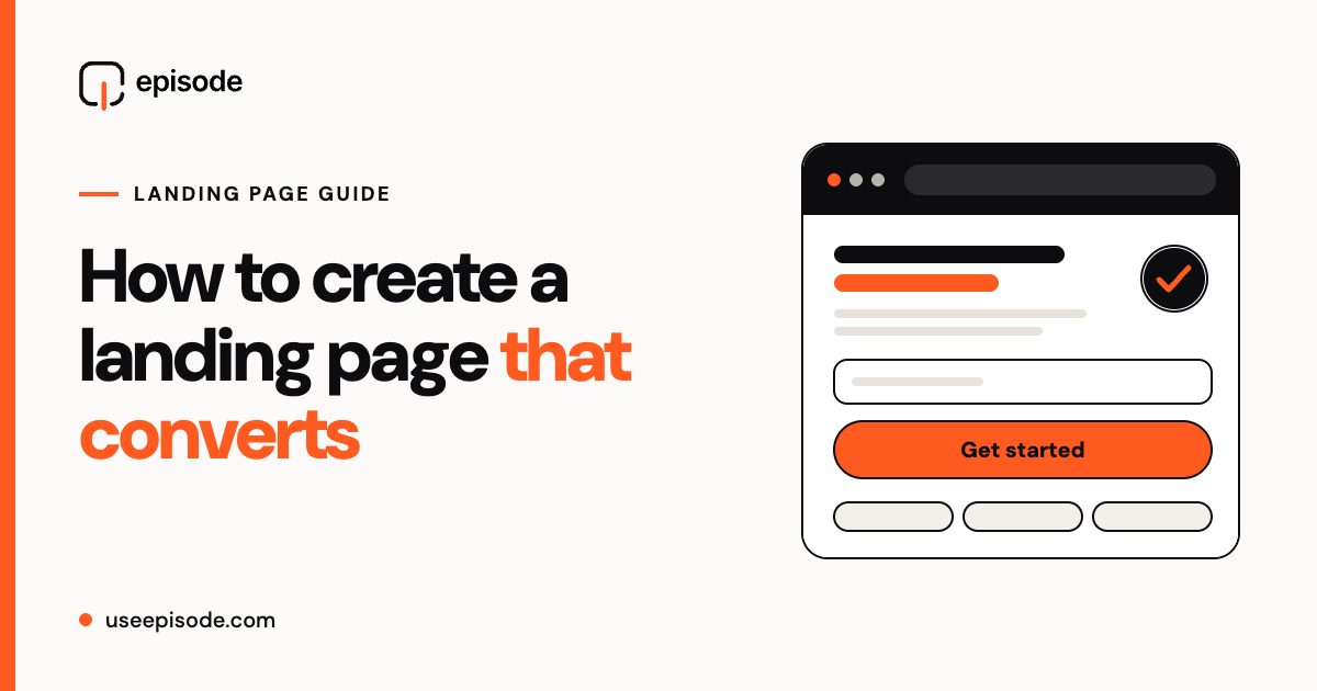 How to create a landing page that converts