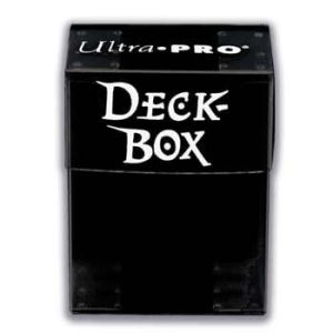 Ultra Pro Solid Color Deck Box - Black