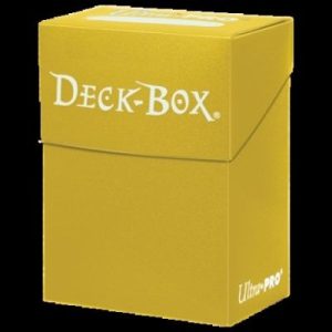 Ultra Pro Solid Color Deck Box - Yellow