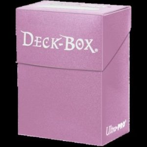 Ultra Pro Solid Color Deck Box - Pink