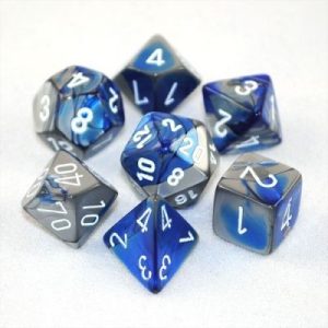 Gemini Blue-Steel W/White 7-Die Set