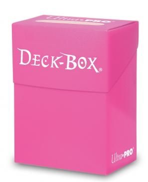 Ultra Pro Solid Color Deck Box - Bright Pink