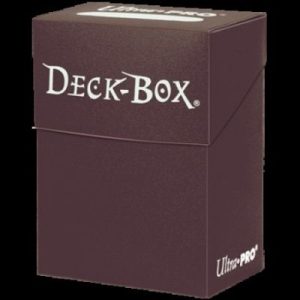 Ultra Pro Solid Color Deck Box - Brown