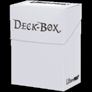 Ultra Pro Solid Color Deck Box - White