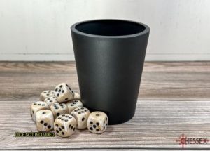 Flexible Dice Cup Black