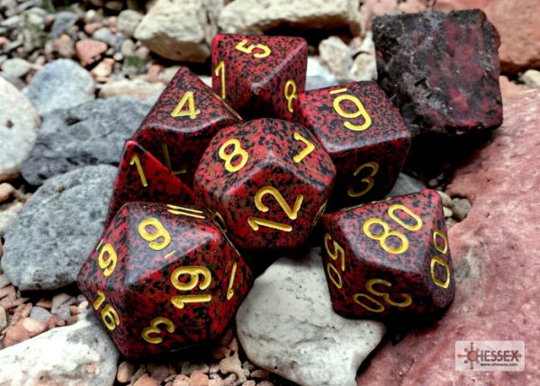 Chessex Speckled Mercury Polyhedral 7-Dice Set