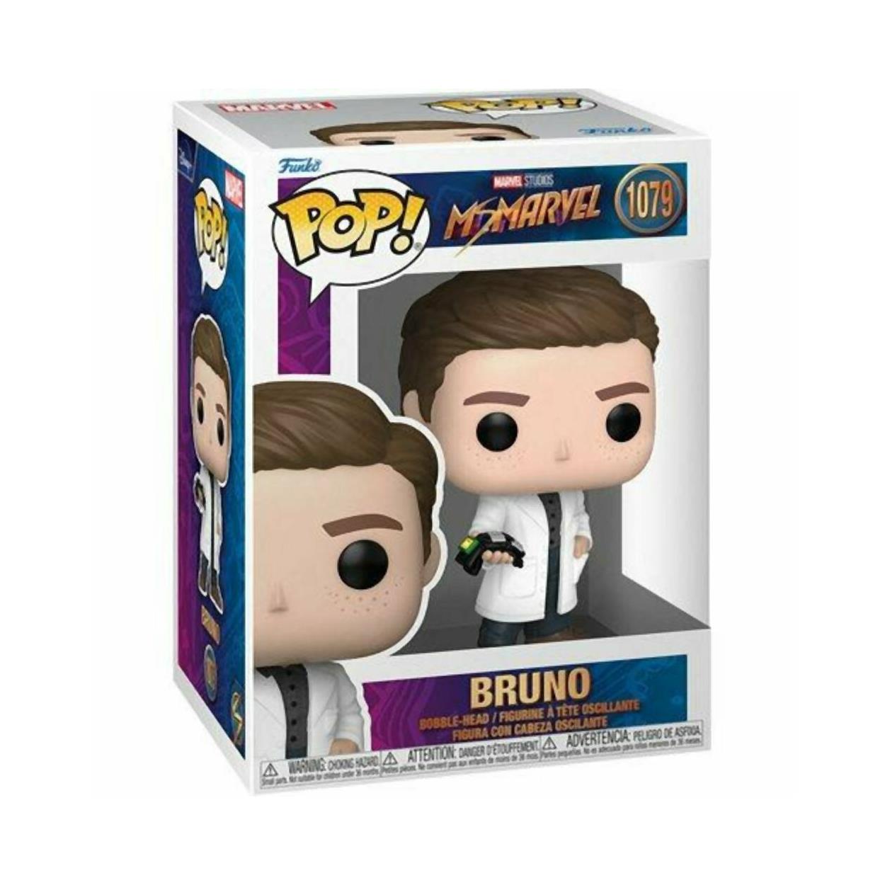 0093237-2.jpeg Funko Pop! Marvel: Ms. Marvel - Bruno #1079 Bobble-Head Vinyl Figure