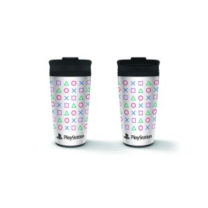 Pyramid Playstation Shapes Metal Travel Mug (MTM25995)