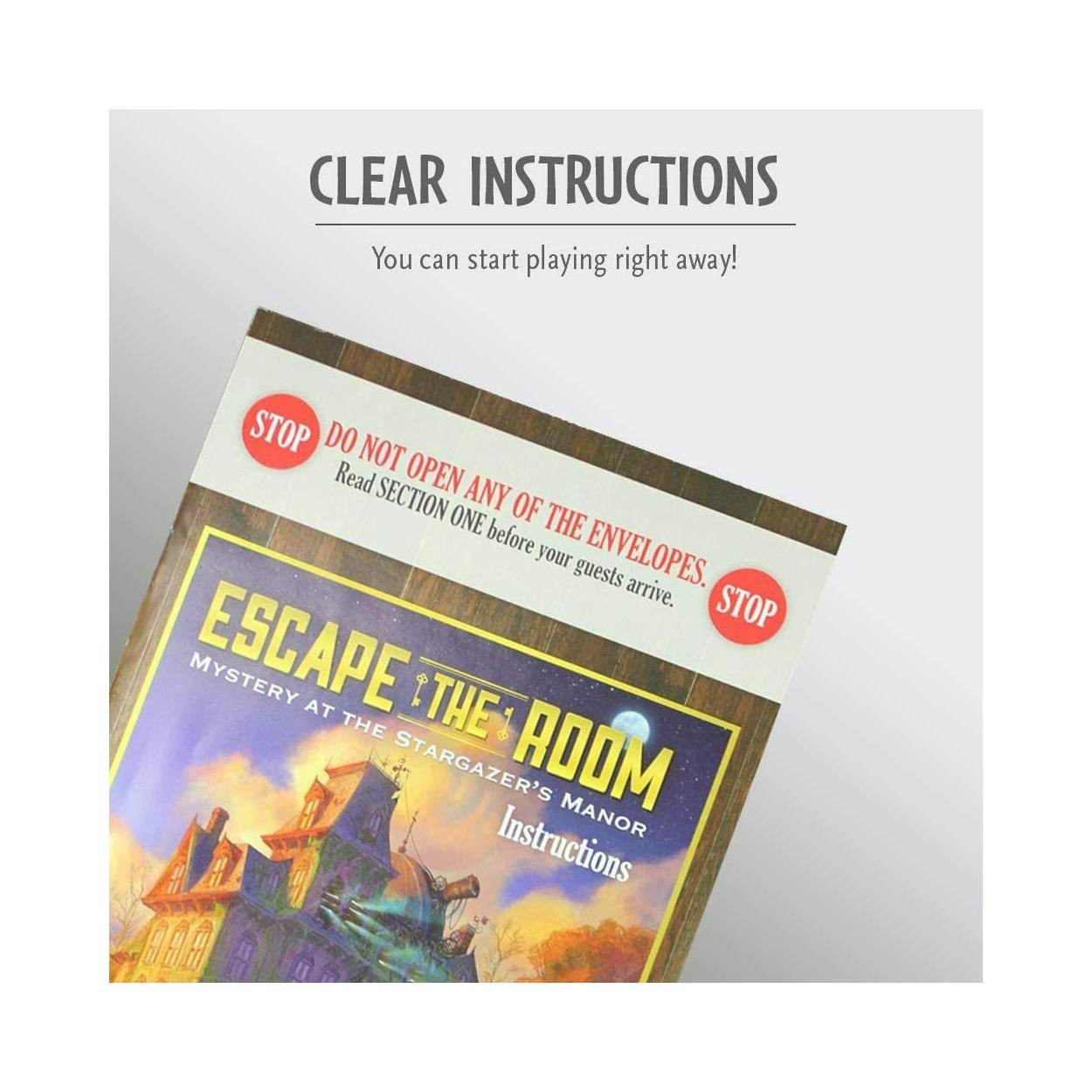 0095466-1.jpeg ThinkFun Logic Game: Escape The Room - Mystery at the Stargazer's Manor (007351)