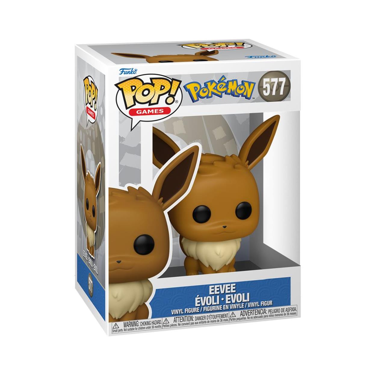 0095640-1.jpeg Funko Pop! Games: Pokemon - Eevee Evoli Evoli #577 Vinyl Figure
