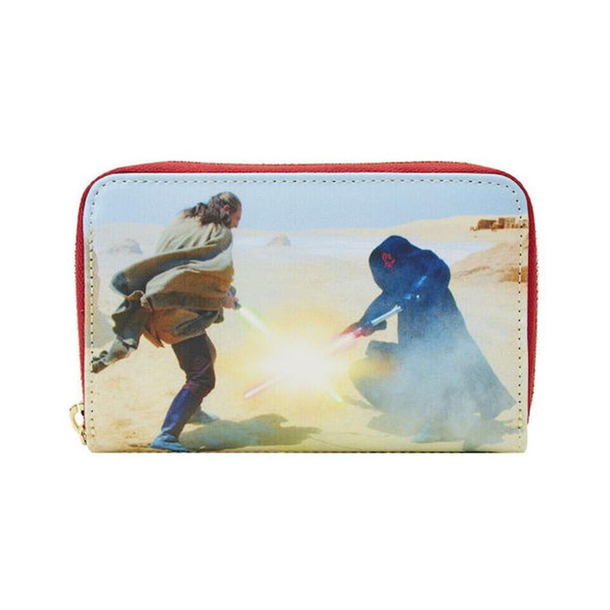 0097696.jpeg Loungefly Star Wars - Scenes Series Phantom Menace Zip Around Wallet (STWA0234)