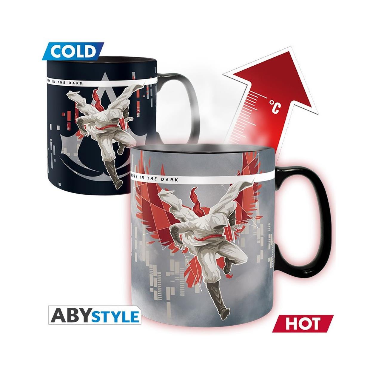 0098294.jpeg Abysse Assassin's Creed - The Assassins Heat Change Mug (460ml) (ABYMUG790)
