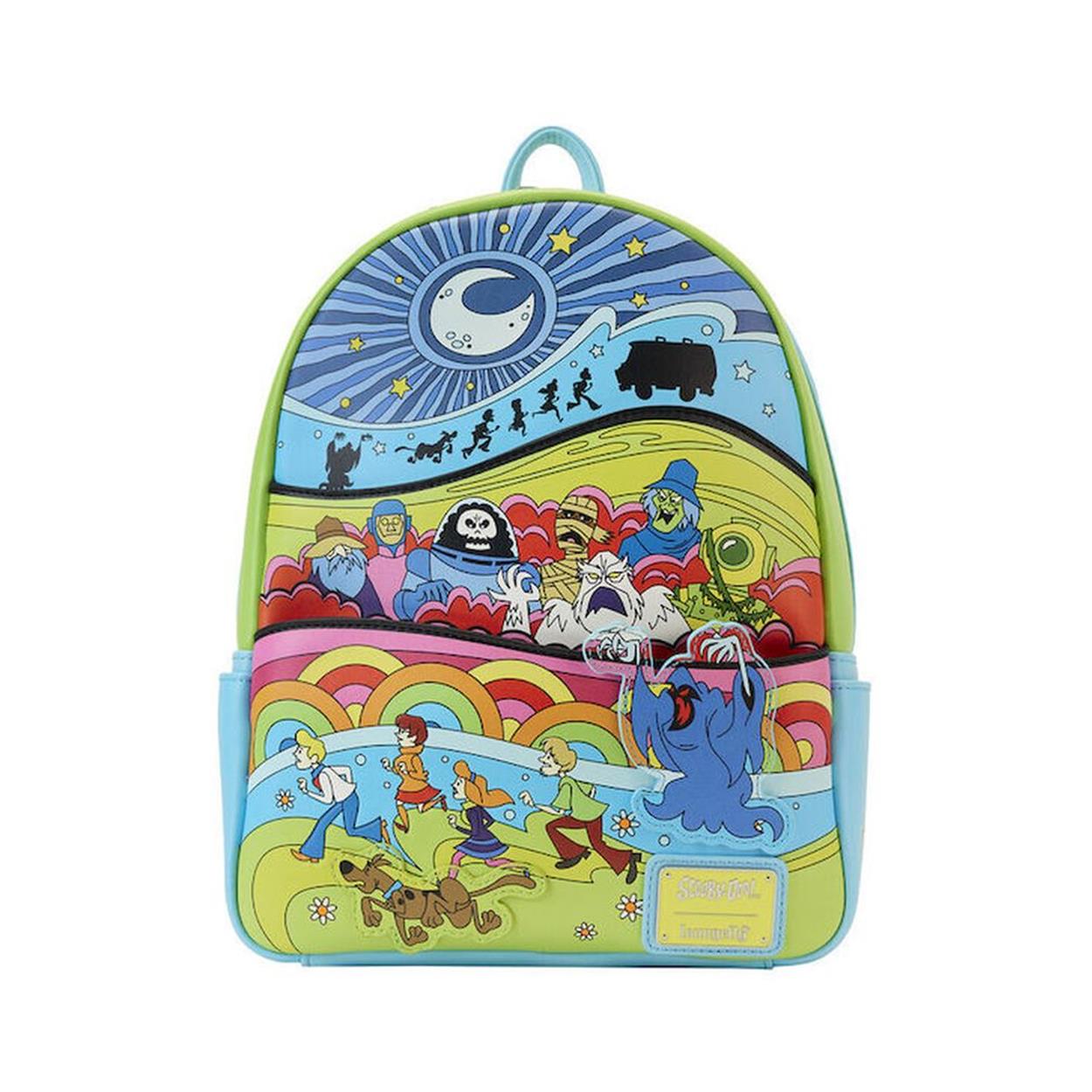 0098772.jpeg Loungefly Scooby Doo - Psychedelic Monster Chase Gitd Mini Backpack (SBDBK0007)
