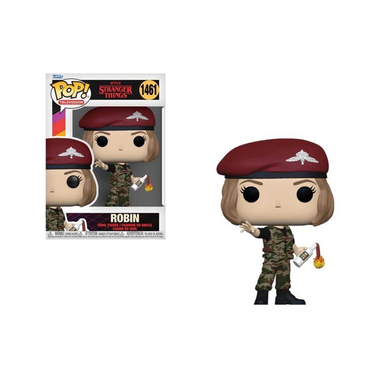 0100409-2.jpeg Funko Pop! Television: Stranger Things - Hunter Robin (with Cocktail) #1461 Vinyl Figure