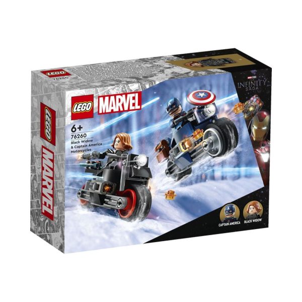 LEGO® Marvel: Black Widow & Captain America Motorcycles (76260)