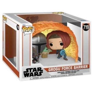 Funko Pop! Moments Star Wars: Mandalorian S10 - Grogu Force Barrier ​#719 Vinyl Bobble-Head Figure