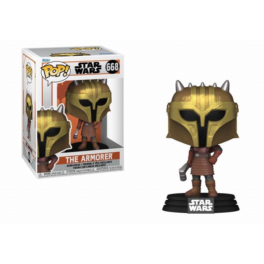 0110481-1-1.jpeg Funko Pop! Star Wars: The Mandalorian S10 - The Armorer (Special Edition) #717 Bobble-Head Vinyl Figure