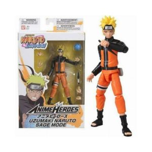 Bandai Anime Heroes: Naruto - Uzumaki Naruto Sage Mode Action Figure (6,5") (36907)