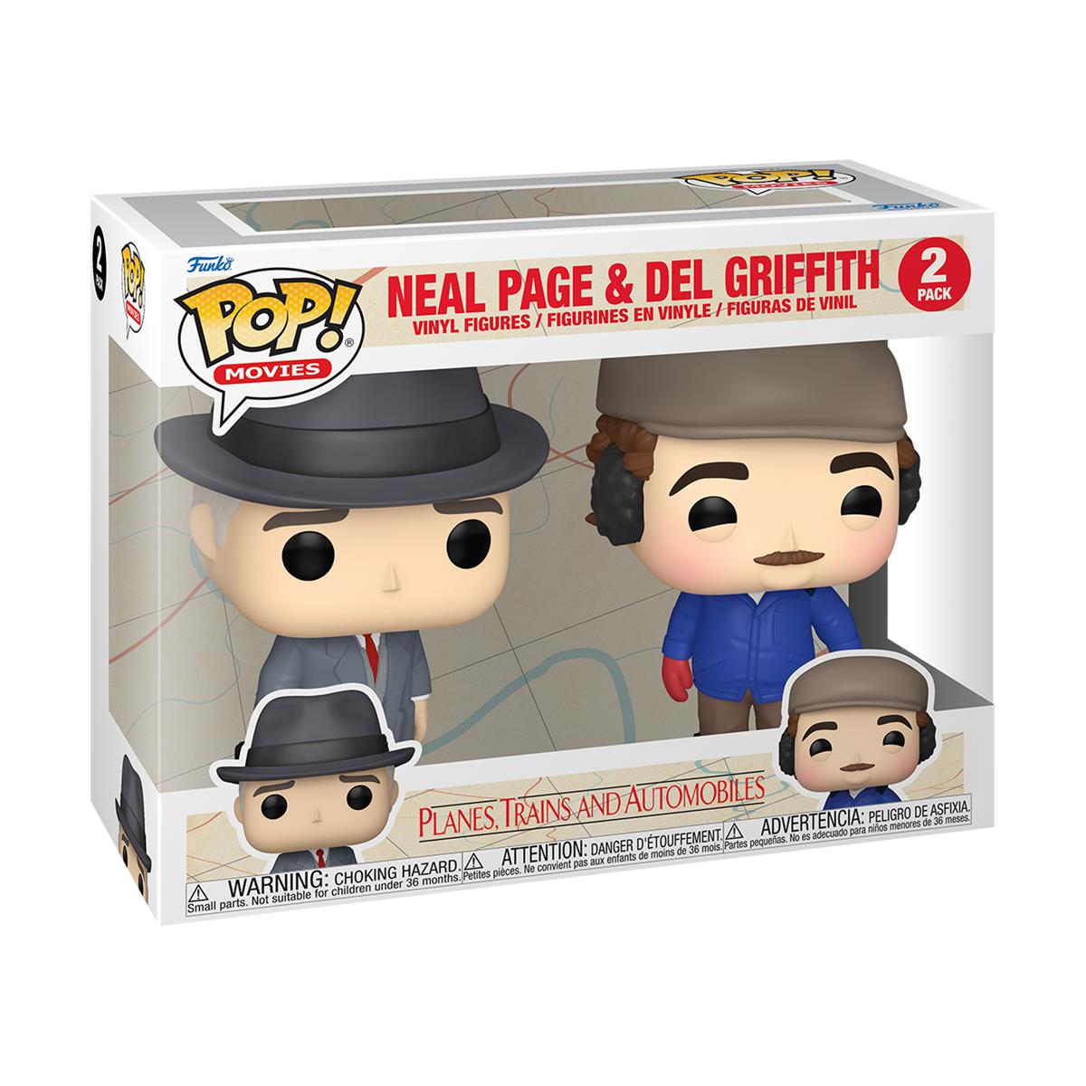 0111941-2.jpeg Funko Pop! 2-Pack Movies: Planes, Trains and Automobiles - Neal Page & Del Griffith Vinyl Figures