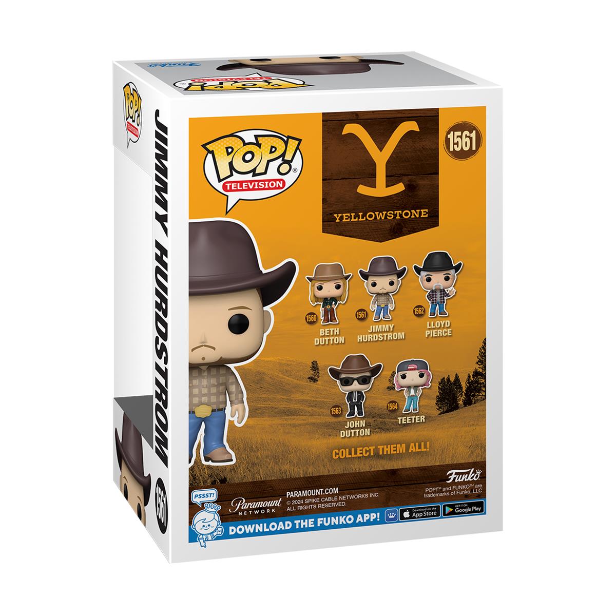 0113365.jpeg Funko Pop! Television: Yellowstone - Jimmy Hurdstrom #1561 Vinyl Figure