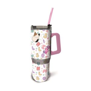 Stor: Squishmallows - Dw Insulated Stainless Steel Xl Rambler Mug (940ml) (75883)