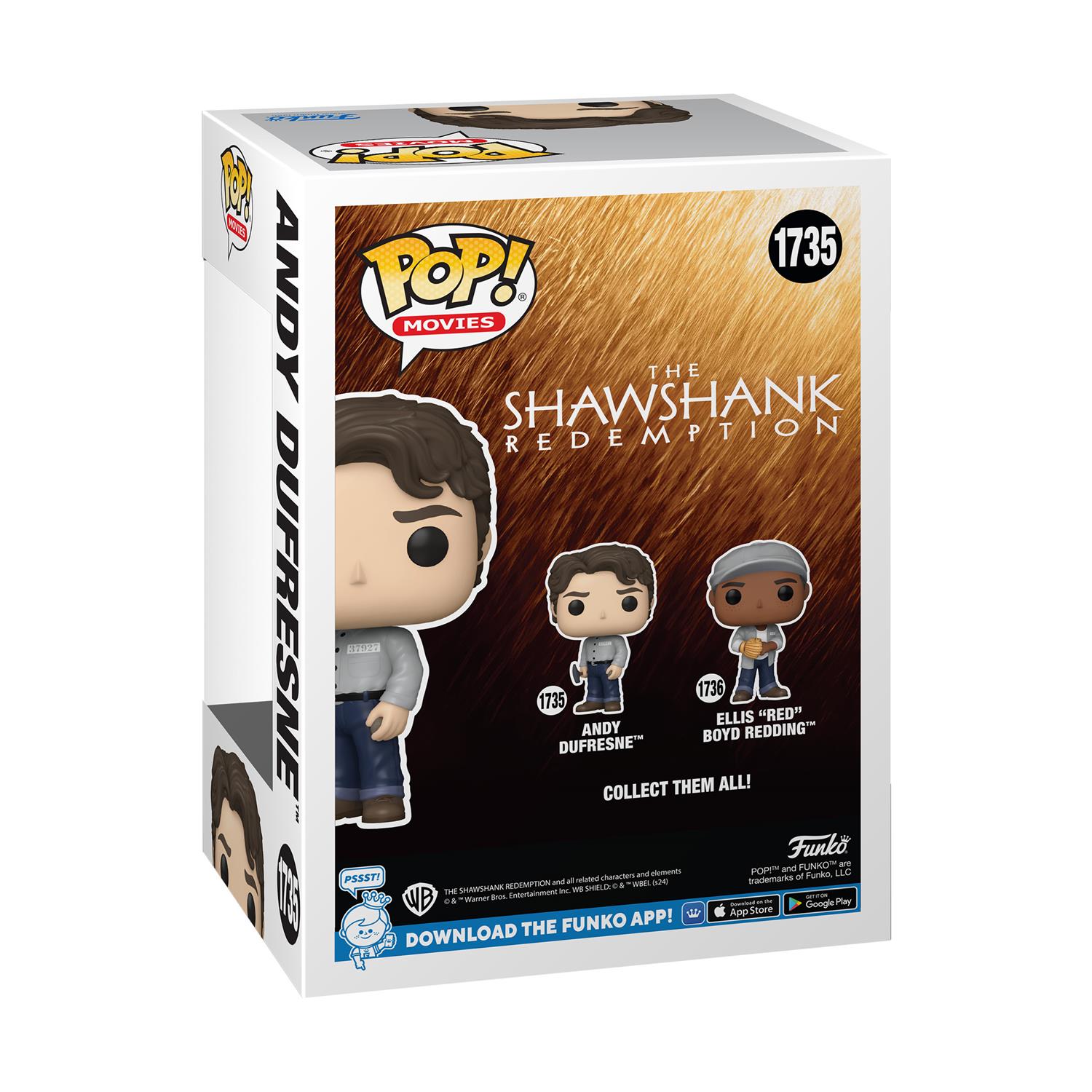 0119284.jpeg Funko Pop! Movies: The Shawshank Redemption - Andy Dufresne #1735 Vinyl Figure