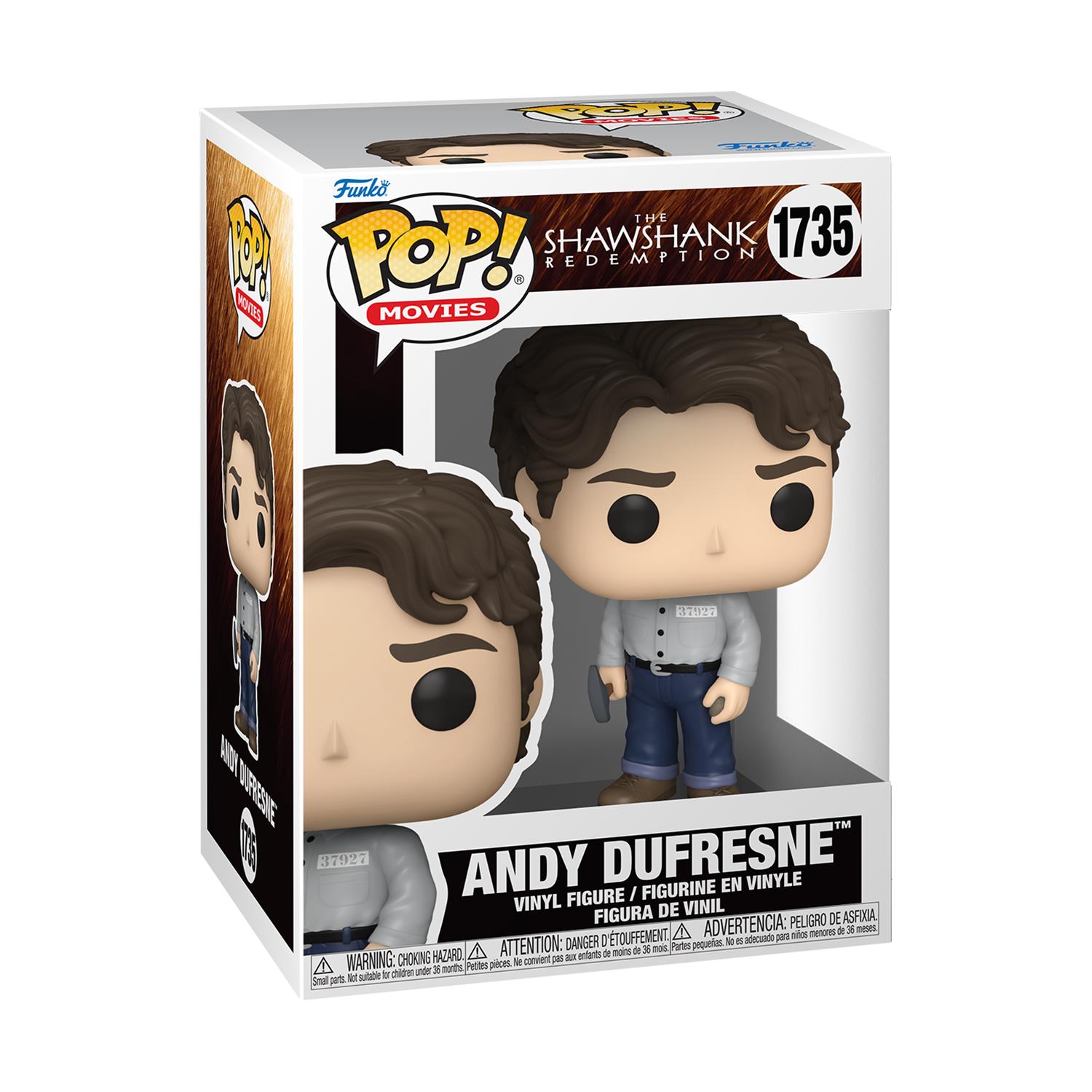 0119285.jpeg Funko Pop! Movies: The Shawshank Redemption - Andy Dufresne #1735 Vinyl Figure