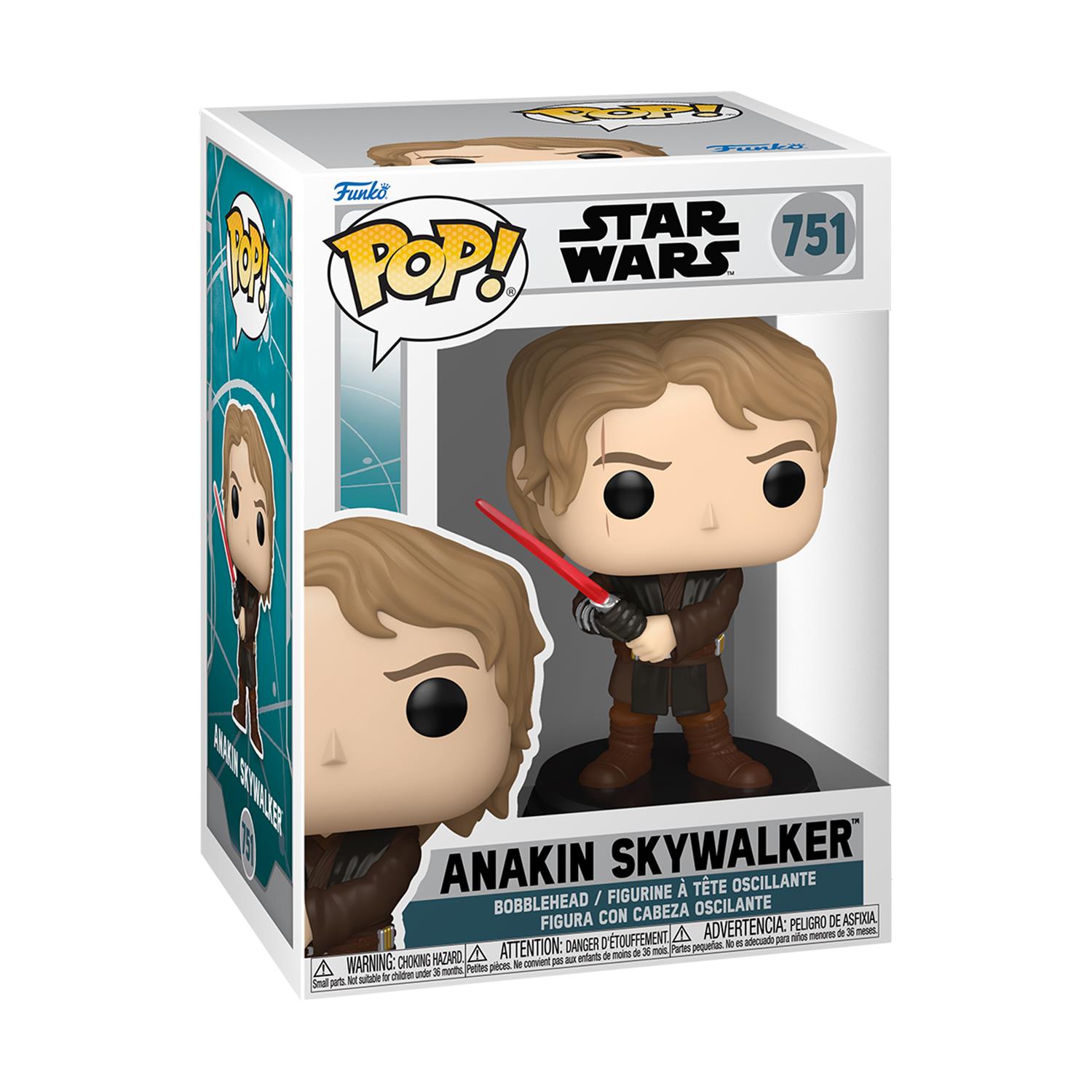 0119304.jpeg Funko Pop! Disney Star Wars: Ahsoka - Anakin Skywalker #751 Bobble-Head Vinyl Figure