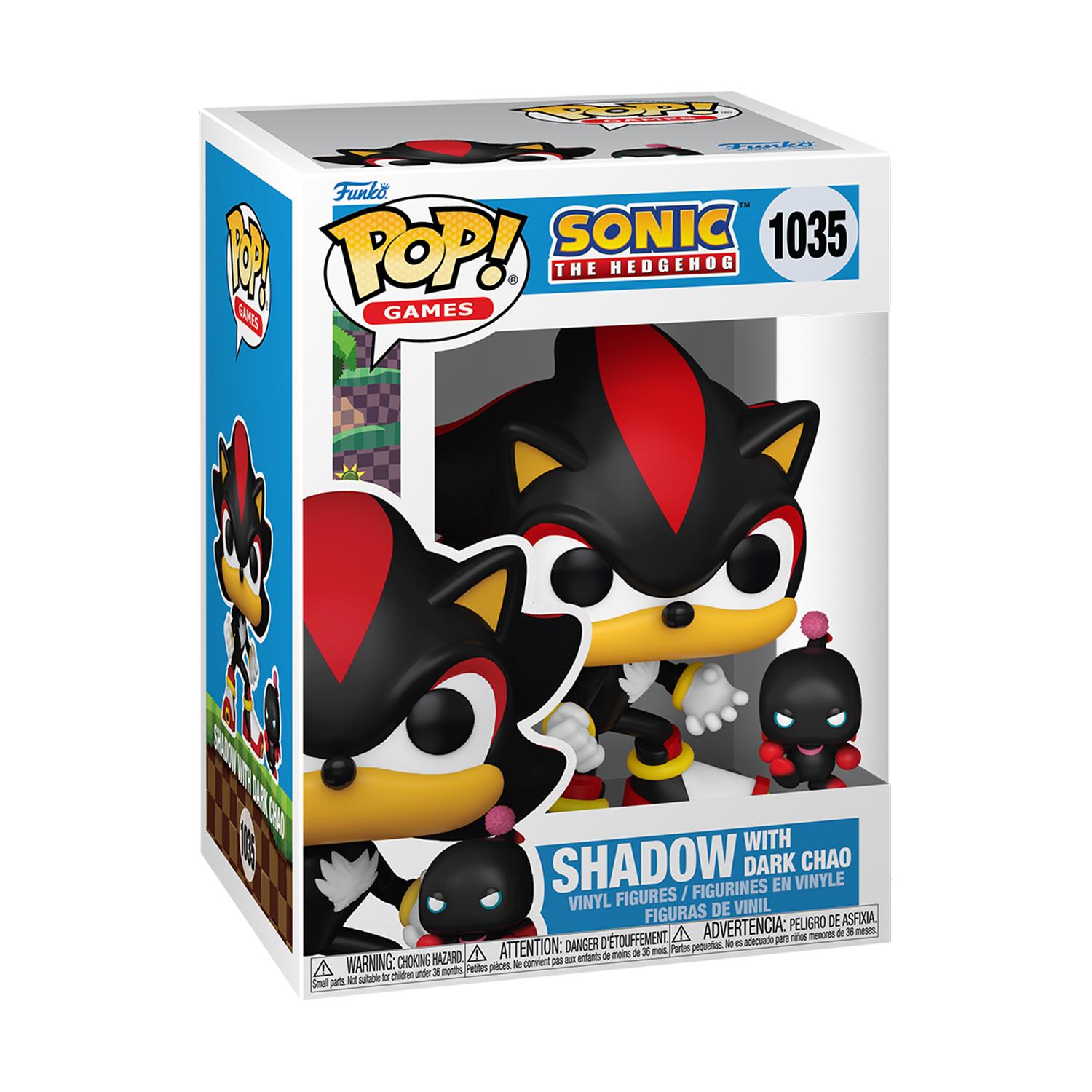 0121005-2-1.jpeg Funko Pop! Games: Sonic The Hedgehog - Shadow with Dark Chao #1035 Vinyl Figures