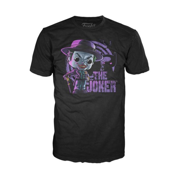 Funko Pop! & Tee (Adult): Batman (1989) - The Joker Vinyl Figure & T-Shirt (M)