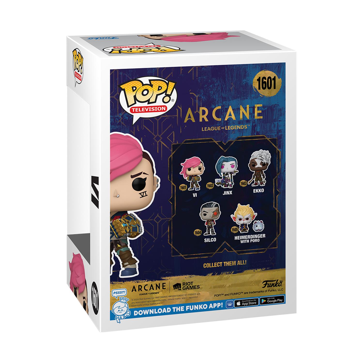 0121045-1.jpeg Funko Pop! Television: Arcane League of Legends - Vi #1601 Vinyl Figure