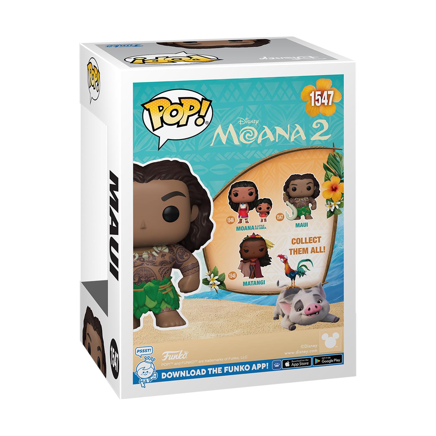 0121122.jpeg Funko Pop! Disney: Moana 2 - Maui #1547 Vinyl Figure