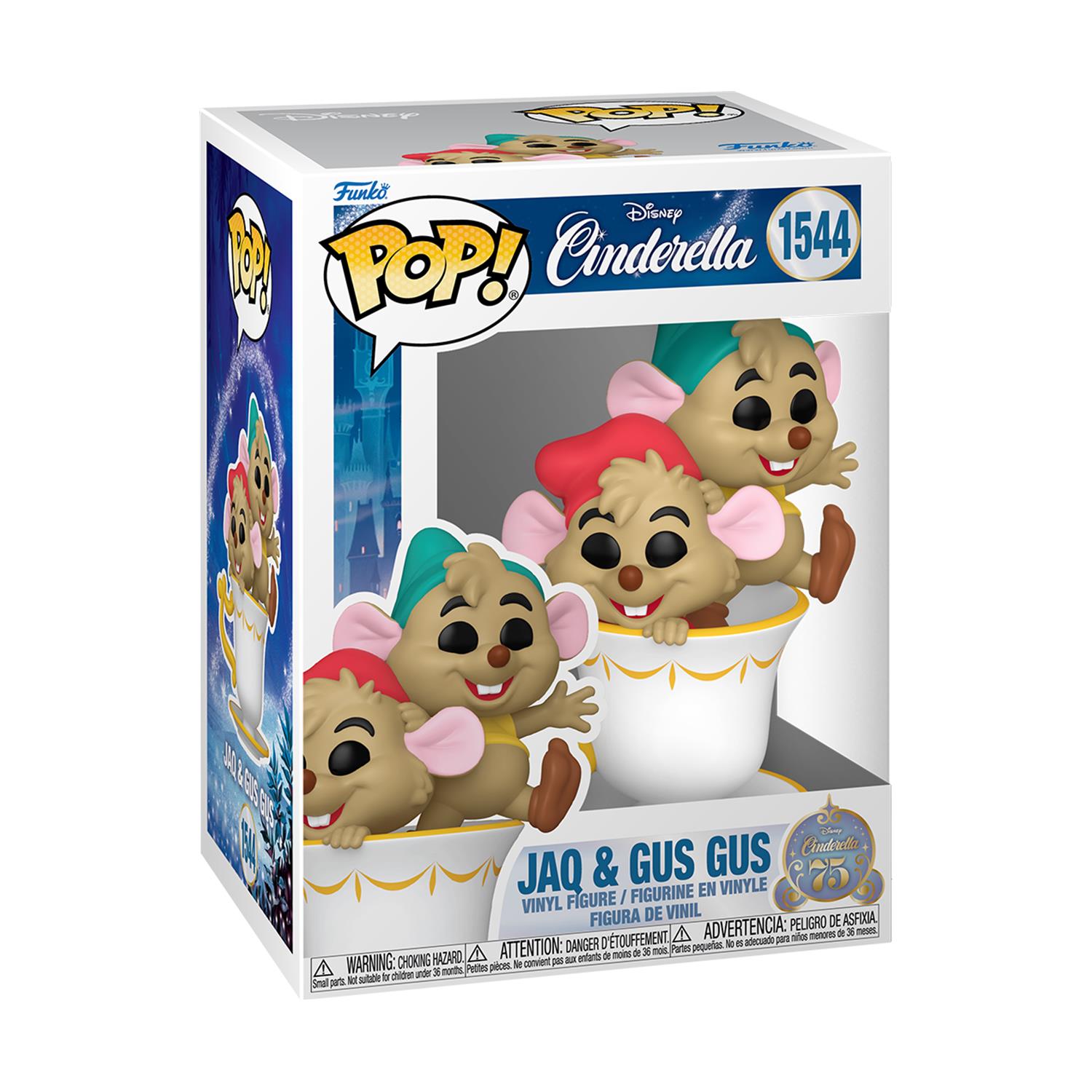 0121176.jpeg Funko Pop! Disney: Cinderella's 75th - Jaq & Gus Gus (in Cup) #1544 Vinyl Figure