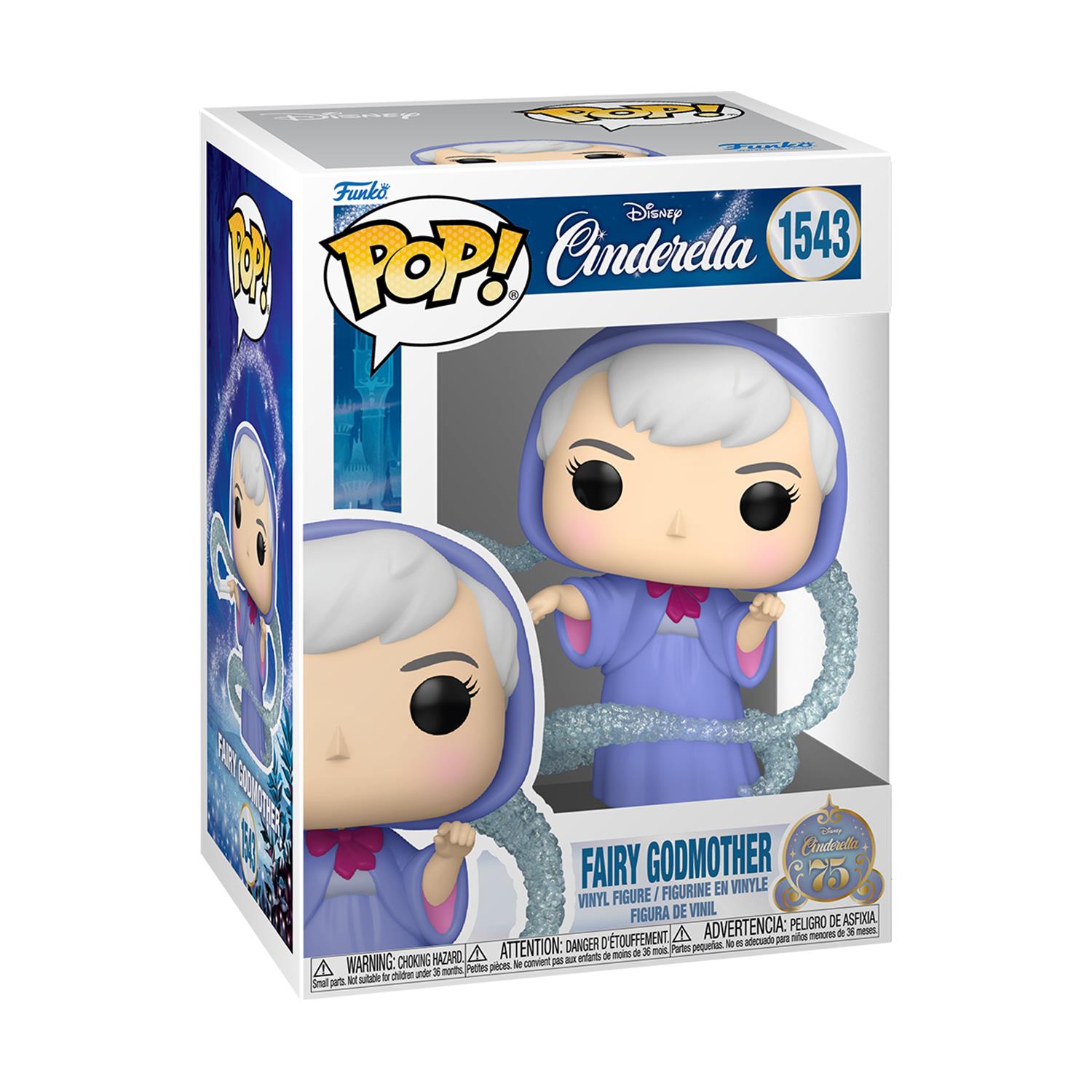 0121257.jpeg Funko Pop! Disney: Cinderella's 75th - Fairy Godmother #1543 Vinyl Figure